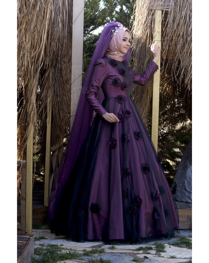 Floral Wedding Dress Nurgul Cakir