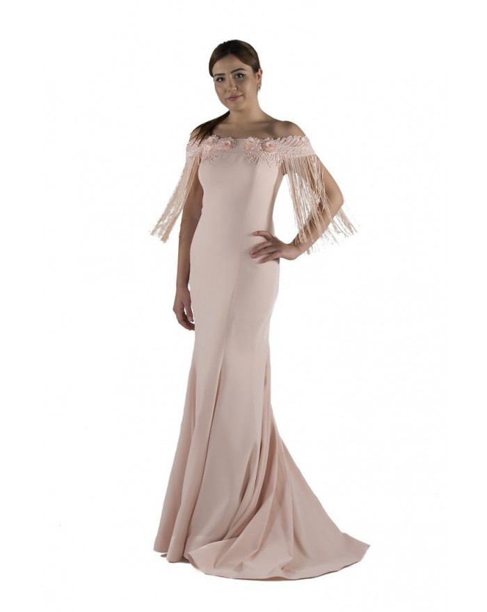 robe sirene col bateau
