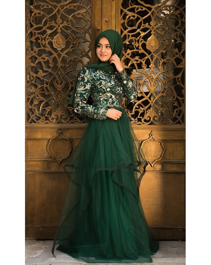 Sequin Wedding Dress Nurgul Cakir